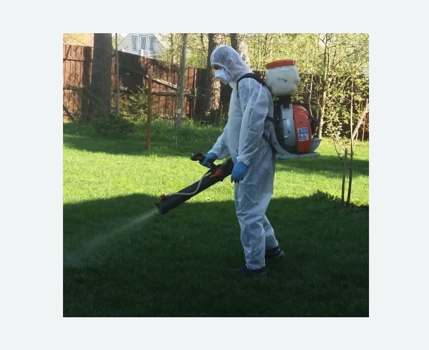 Обработка территории от клещей в Кольчугино