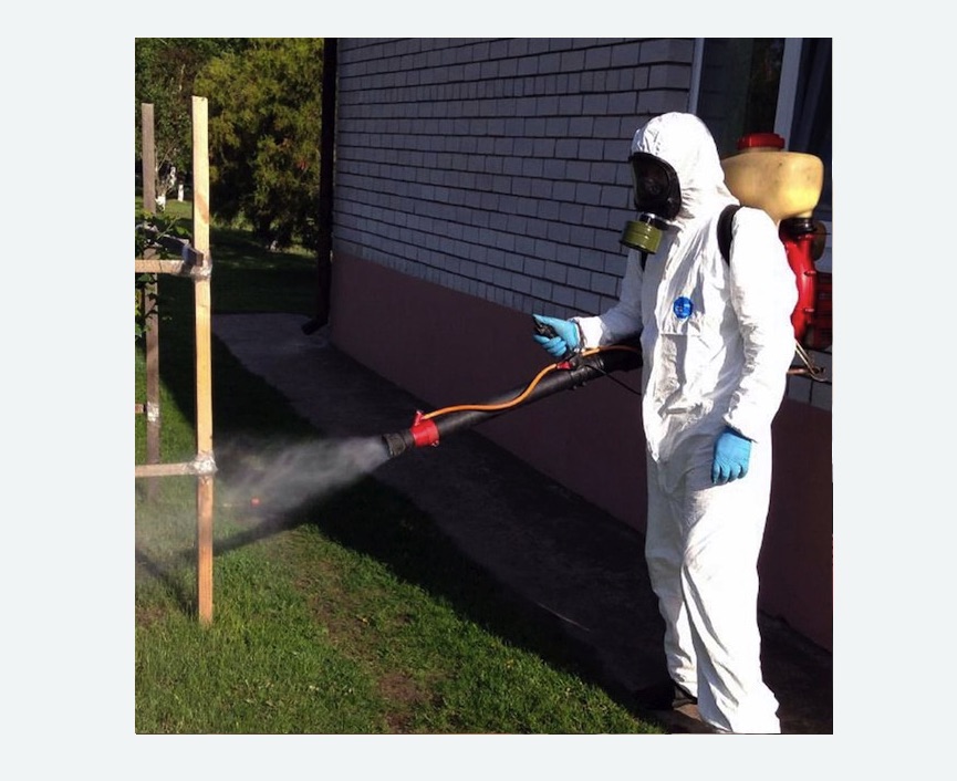 травля клещей на участке в Кольчугино